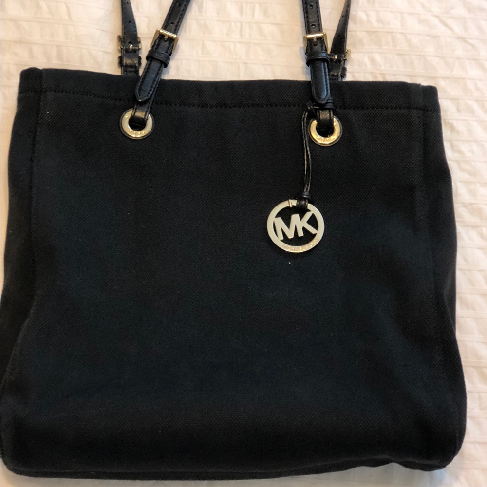 Michael Kors Large Woven Canvas Tote